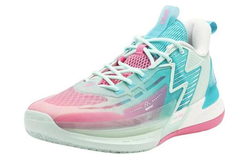 Lookbook 361度 Big3 4.0 切換冷卻 防滑耐磨 低筒 籃球鞋 男款 粉綠