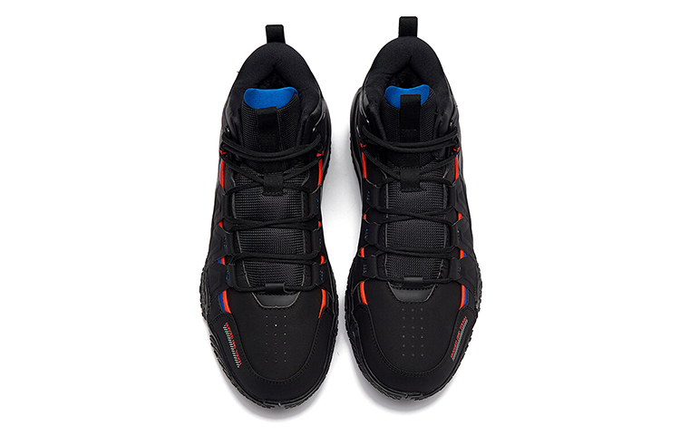 Order 361° 慢震技术中帮篮球鞋'黑红羊毛' 572041115A-4