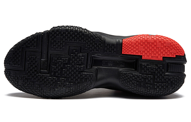 Shop 361° 慢震技术中帮篮球鞋'黑红羊毛' 572041115A-4