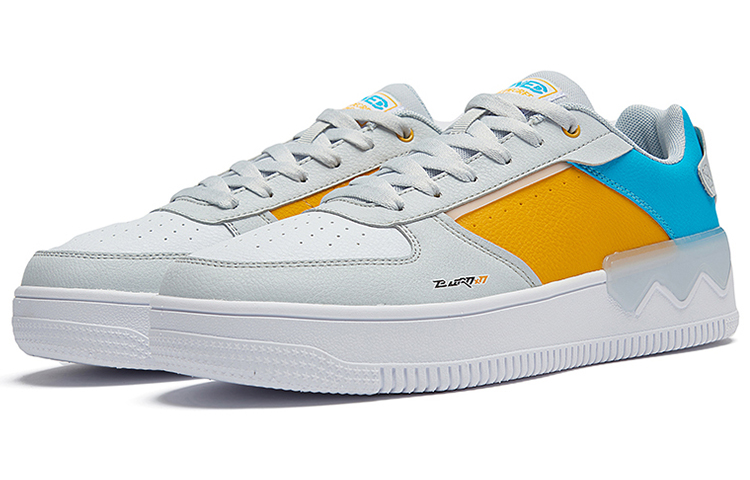 Order 361° Bounse Teknologi Sneakers 'Kelabu Biru Jingga' 672116607F-4