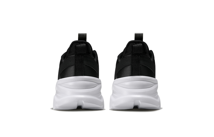 Shop 361° 透氣休閒皮面潮流運動鞋 黑橙