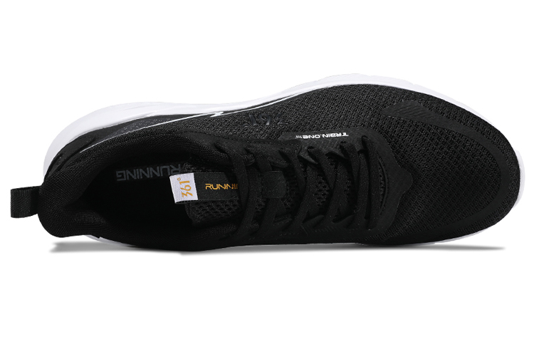 Lookbook Sepatu Lari Low-Top 361° 'Black Mesh Comfort' Bernafas Nyaman 672112221-3