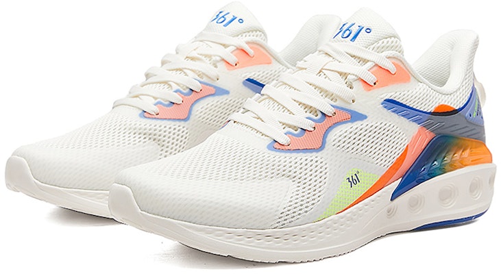 361° Breathable Low-Top Running Shoe 'White Blue' 572112203-1 Lookbook 361° Breathable Low-Top Running Shoe 'White Blue' 572112203-1