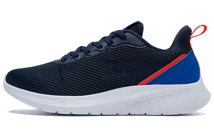 361° Breathable Low-Top Running Shoes 'Black Blue' 672122227F-2