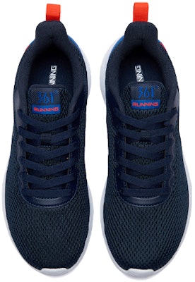 361° Breathable Low-Top Running Shoes 'Black Blue' 672122227F-2 Lookbook 361° Breathable Low-Top Running Shoes 'Black Blue' 672122227F-2