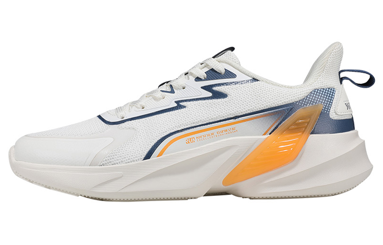 361° Breathable Low-Top Running Shoes 'White Blue Mesh Shock Absorbing' 672122217F-1