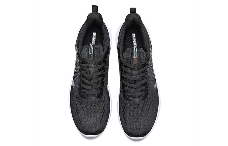 Order Kasut Lari Rendah 361° Bernafas 'Hitam Biru' 672012224-6