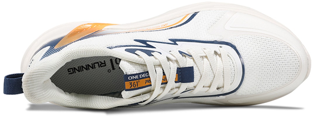 Zapatillas de running 361° transpirables blancas y azules con amortiguación. 672122217F-1 Lookbook Zapatillas de running 361° transpirables blancas y azules con amortiguación. 672122217F-1