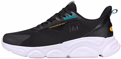 361° Breathable Mesh Comfort Sneakers 'Black' 672122226F-3 361° Breathable Mesh Comfort Sneakers 'Black' 672122226F-3