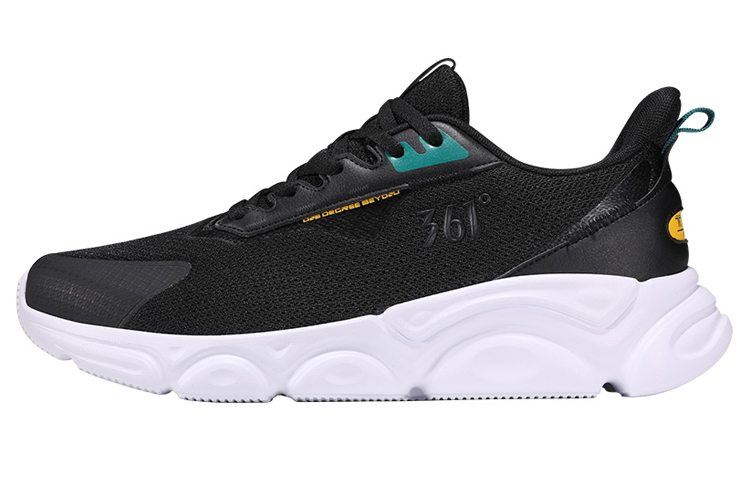361° Breathable Mesh Comfort Sneakers 'Black' 672122226F-3