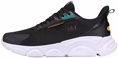 361° Breathable Mesh Comfort Sneakers 'Black' 672122226F-3 361° Breathable Mesh Comfort Sneakers 'Black' 672122226F-3