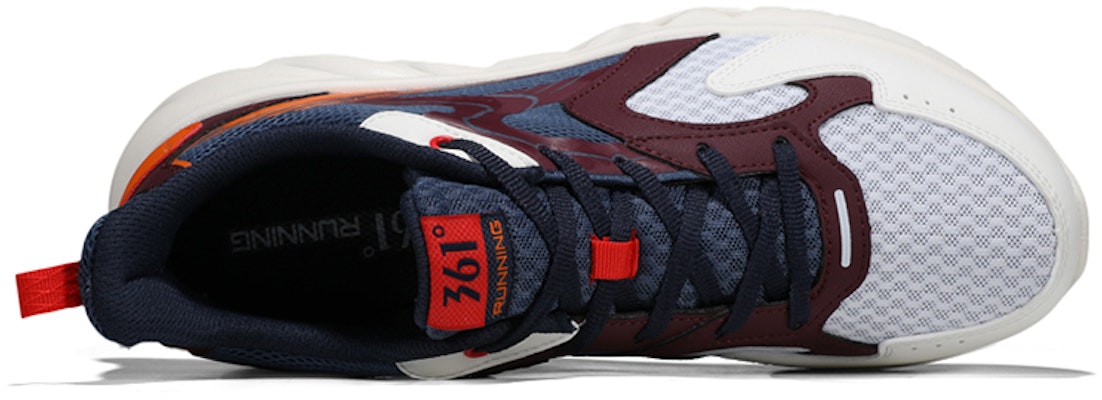 361° Breathable Mesh Cushioned Low-Top Running Shoe 'White Blue Red' 672012210F-10 Lookbook 361° Breathable Mesh Cushioned Low-Top Running Shoe 'White Blue Red' 672012210F-10