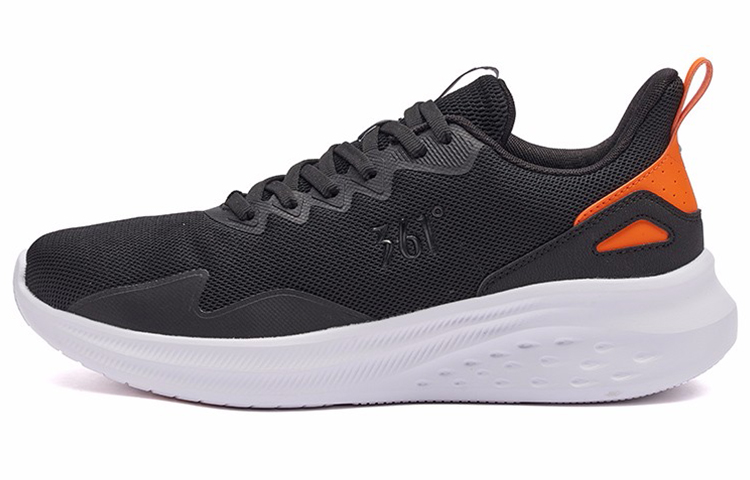 361° Breathable Mesh Low-Top Running Shoes 'Black Orange' 672212202F-3