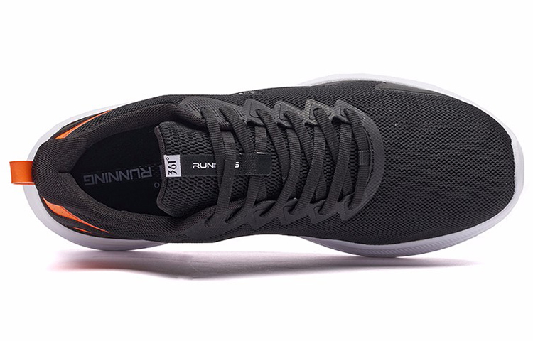 Lookbook 361° 透气网面低帮跑鞋 '黑橙' 672212202F-3