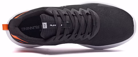 Lookbook Zapatillas de Running 361° de Malla Transpirable Negro Naranja Bajas 672212202F-3