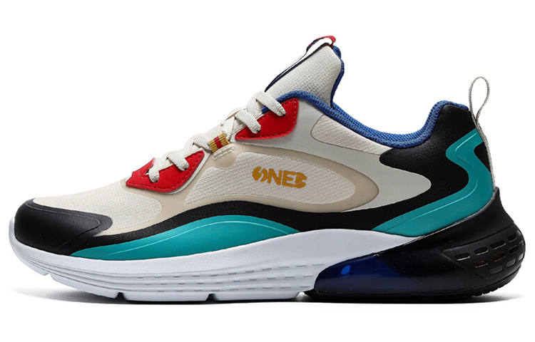 361° Breathable Mesh Low-Top Running Shoes 'White Green' 672032226-3