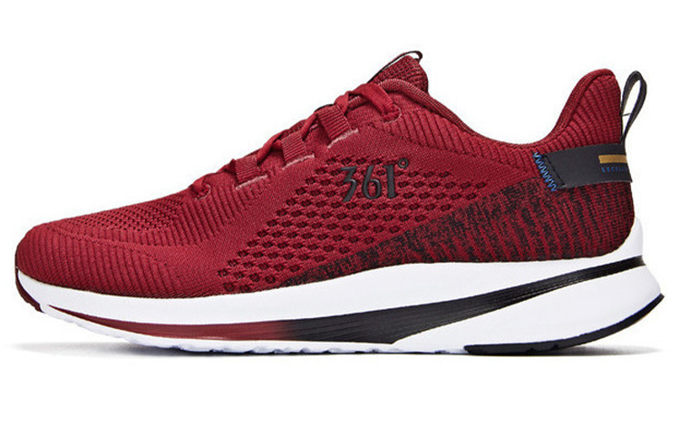 361° Breathable Mesh Running Shoe 'Black Cherry' 571932226-3