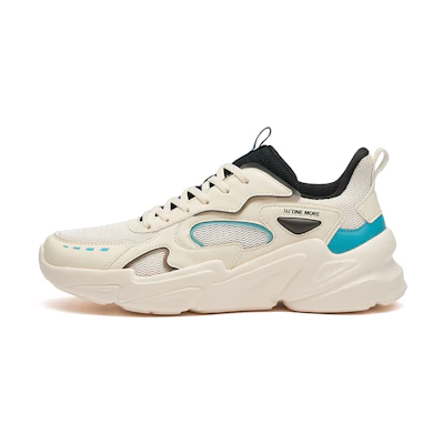 361° Breathable Mesh Running Shoe 'Milky White/Obsidian Black'