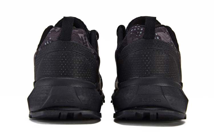 Shop 361° Breathable Mesh Running Shoes 'Black Grey' 571913313-4