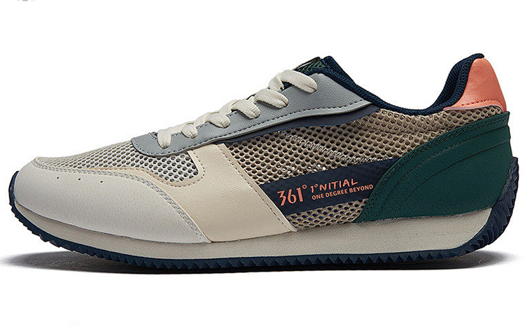 361° Breathable Mesh Running Shoes 'Grey Green' 672126768-5