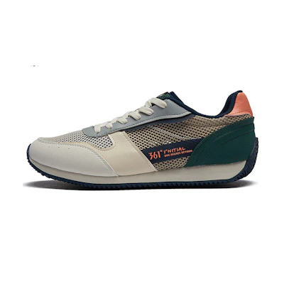 361° Breathable Mesh Running Shoes 'Grey Green'