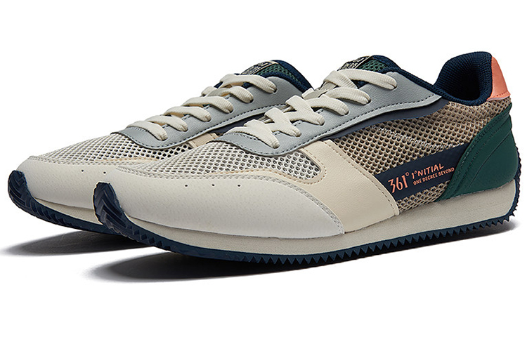 Order 361° 網面透氣休閒跑步鞋 灰綠