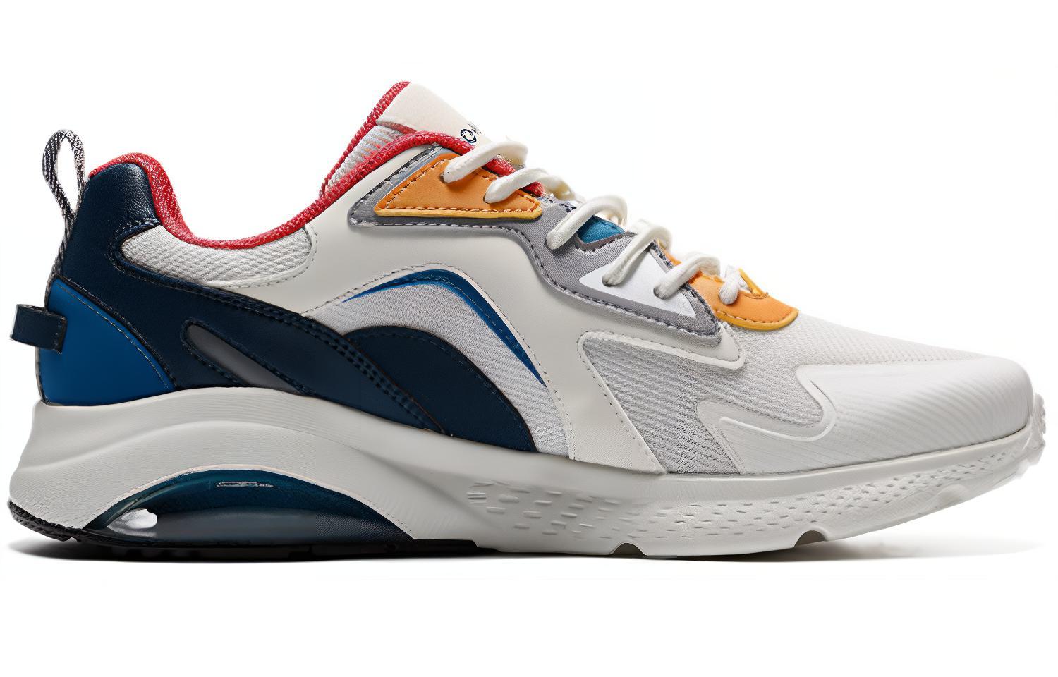 Order Sepatu Lari 361° Jaring Pernapasan dengan Bantalan Udara 'Putih Aqua' 672036793-2