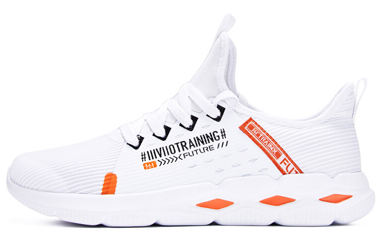 361° Breathable Mesh Sneakers 'White Orange' 571924431-1