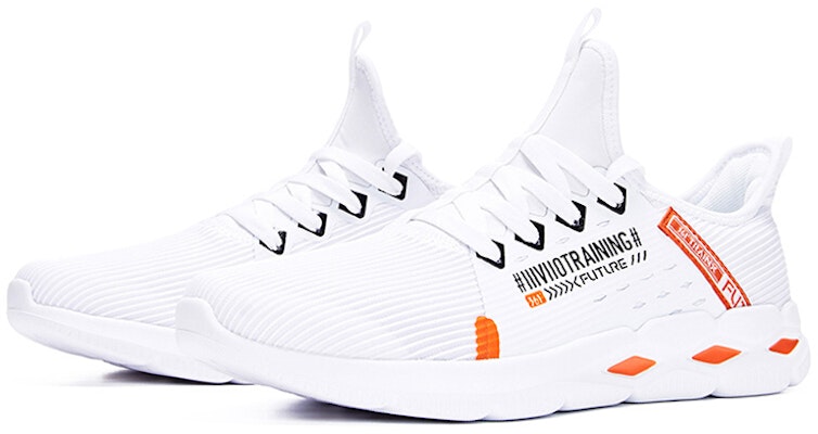 361° Breathable Mesh Sneakers 'White Orange' 571924431-1 Order 361° Breathable Mesh Sneakers 'White Orange' 571924431-1