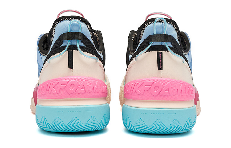 Shop 361度 燃戰2.0 沙坡尾 減震防滑耐磨 低幫 籃球鞋 男款 藍粉