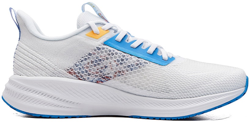 361° Captain Tsubasa x 'Bouncy Tech - Shock Absorbent Breathable Running Shoe White Blue Red' 572122232-1 Order 361° Captain Tsubasa x 'Bouncy Tech - Shock Absorbent Breathable Running Shoe White Blue Red' 572122232-1
