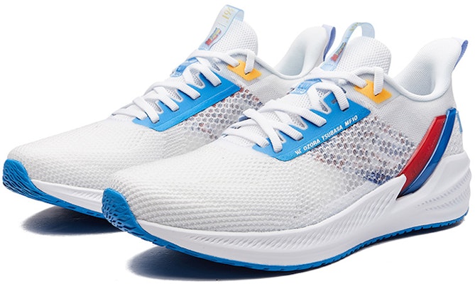 361° Captain Tsubasa x 'Bouncy Tech - Shock Absorbent Breathable Running Shoe White Blue Red' 572122232-1 Lookbook 361° Captain Tsubasa x 'Bouncy Tech - Shock Absorbent Breathable Running Shoe White Blue Red' 572122232-1