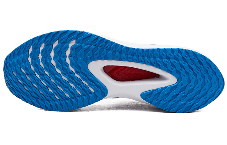 Shop 361° Captain Tsubasa x Sepatu Lari Shock Absorbent Putih Biru Merah Breathable 572122232-1