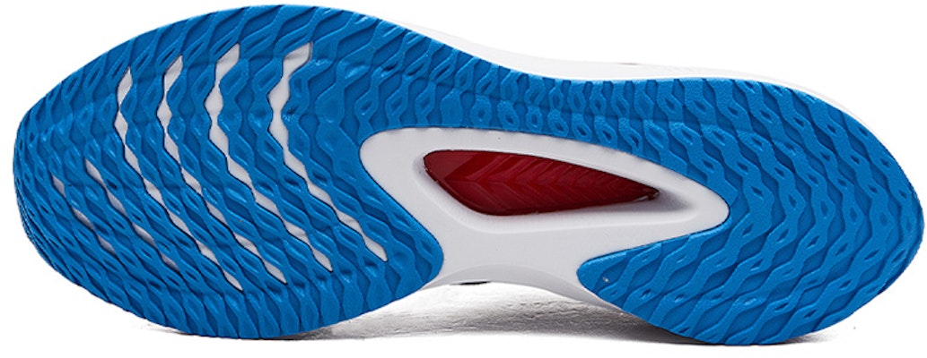 361° Captain Tsubasa x 'Bouncy Tech - Shock Absorbent Breathable Running Shoe White Blue Red' 572122232-1 Shop 361° Captain Tsubasa x 'Bouncy Tech - Shock Absorbent Breathable Running Shoe White Blue Red' 572122232-1