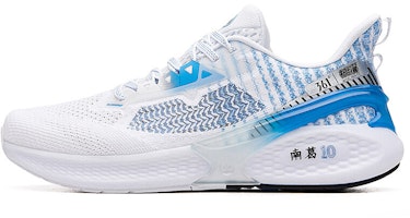 361° Captain Tsubasa x 'Bouncy Tech Breathable Mesh Low Top Running Shoe White Blue' 572122231-1 361° Captain Tsubasa x 'Bouncy Tech Breathable Mesh Low Top Running Shoe White Blue' 572122231-1
