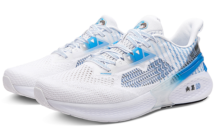 Order 361° 캡틴츠바사 쾌적 통기성 러닝화 (흰/파) 572122231-1