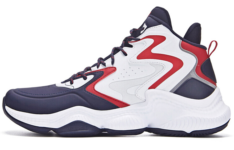 361° Casual Basketball Shoes 'White Blue Red' 671931107-2