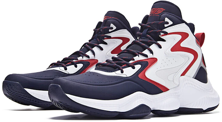 361° Casual Basketball Shoes 'White Blue Red' 671931107-2 Lookbook 361° Casual Basketball Shoes 'White Blue Red' 671931107-2