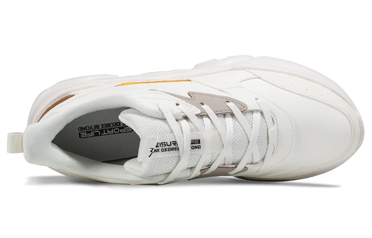 Lookbook 361° Casual Leather Trendy Sneakers 'White' 672146728-1