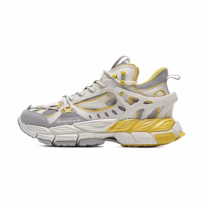 361° Casual Running Shoes 'Grey Yellow'