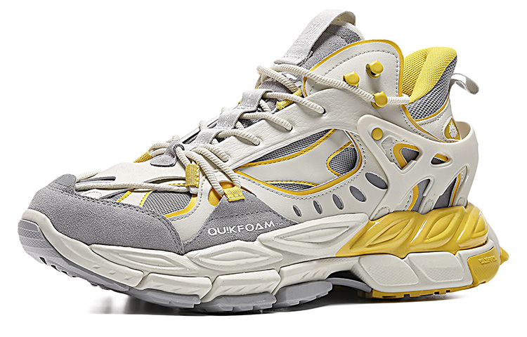 Lookbook 361° Casual Running Shoes 'Grey Yellow' 672032248-4