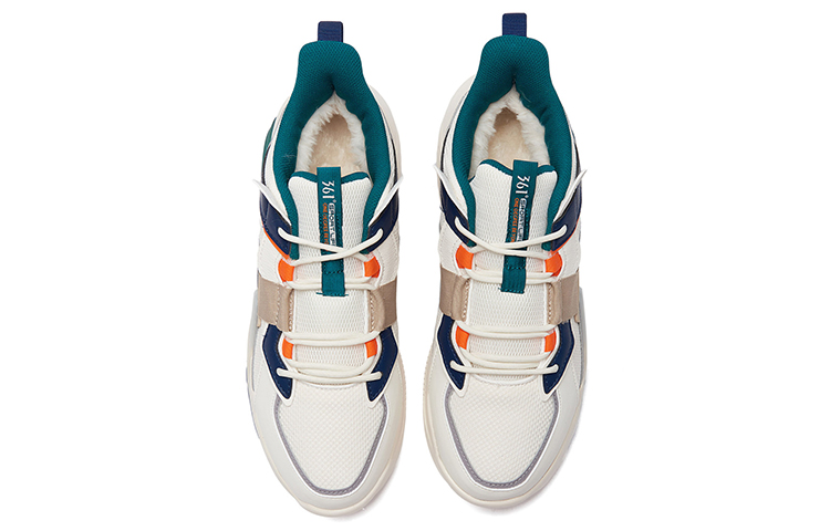 Shop 361° 舒適緩震老爹鞋 靛藍