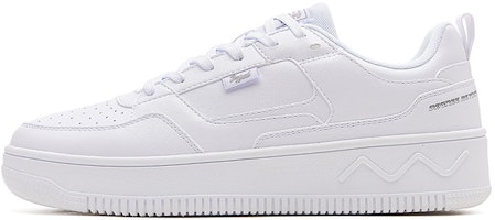 361° Classic Comfort Low-Top Skate Shoe 'White Grey' 672116623-5 361° Classic Comfort Low-Top Skate Shoe 'White Grey' 672116623-5
