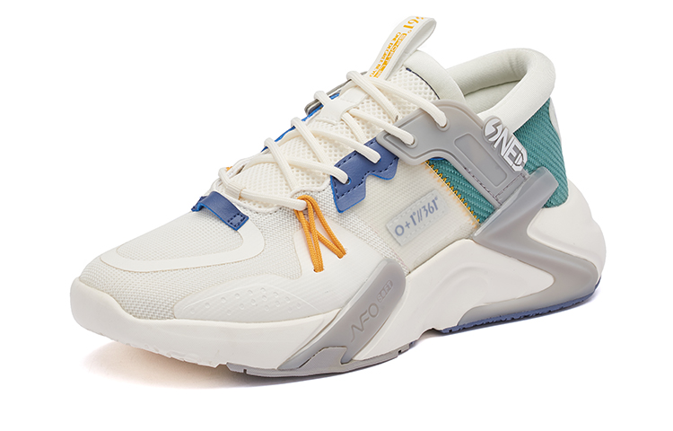 Lookbook 361° 浩瀚 舒適透氣運動休閒鞋 白星雲青