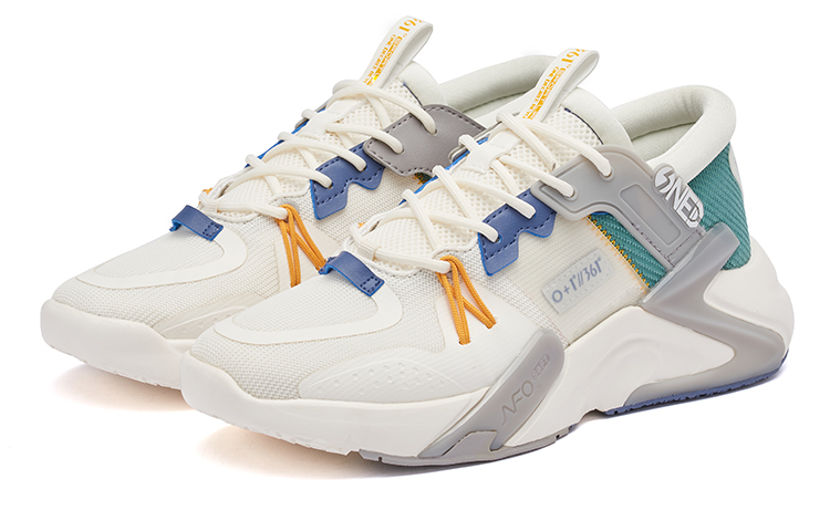 Shop 361° Comfort Breathable Casual Sneaker 'White Nebula Blue' 672236705F-9