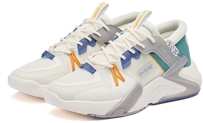 361° Comfort Breathable Casual Sneaker 'White Nebula Blue' 672236705F-9 Shop 361° Comfort Breathable Casual Sneaker 'White Nebula Blue' 672236705F-9