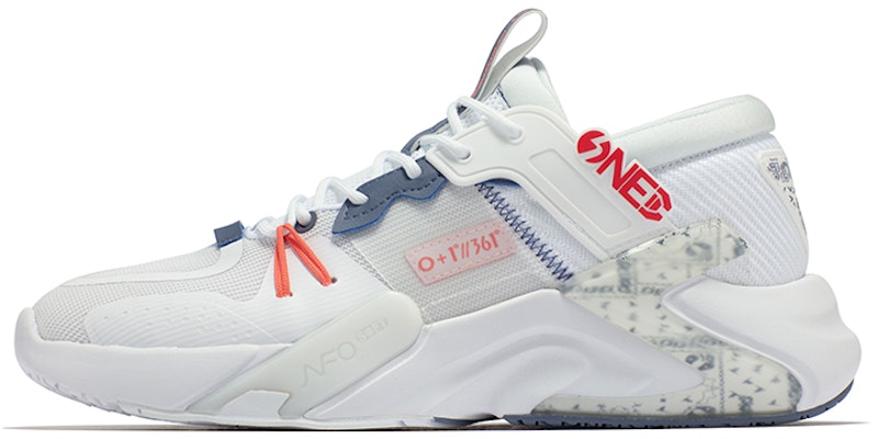 361° Comfort Breathable Casual Sneakers 'White Matte Blue' 672236705F-10 Buy 361° Comfort Breathable Casual Sneakers 'White Matte Blue' 672236705F-10