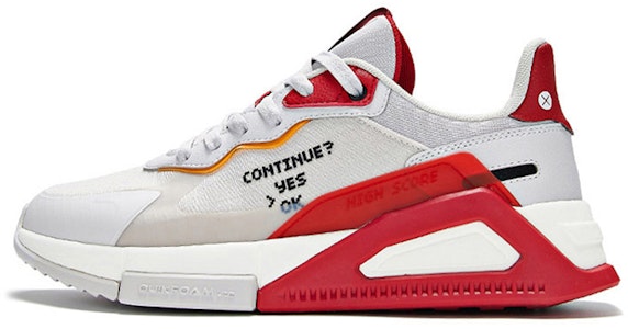 361° 舒適 減震防滑耐磨透氣包裹性輕便 低幫 生活休閒鞋 男款 灰紅色 Buy 361° 舒適 減震防滑耐磨透氣包裹性輕便 低幫 生活休閒鞋 男款 灰紅色