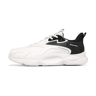 361° CMFT Wear-Resistant Lightweight Low-Top Running Shoe 'Black and White'