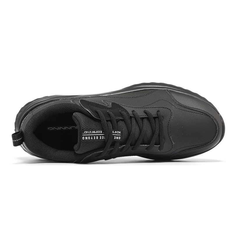 Order 361°快適万能ブラックローカットランニングシューズ 672342227-5